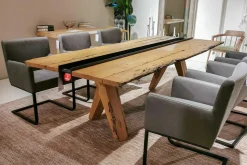 Riva Esstische|Esstisch Canal Eiche Briccola Eichenpfähle Lagune Venedigs