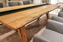 Riva Esstische|Esstisch Canal Eiche Briccola Eichenpfähle Lagune Venedigs