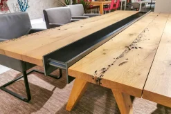 Riva Esstische|Esstisch Canal Eiche Briccola Eichenpfähle Lagune Venedigs