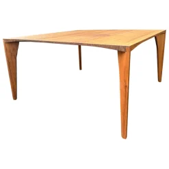 COR Esstische|Esstisch Delta Nussbaum Natur Geölt Mit Gummierten Kunststoffgleitern