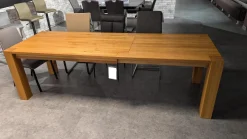 Niehoff Esstische|Esstisch Diego Wildeiche Massiv Geölt Mit Butterfly Kalppeinlage