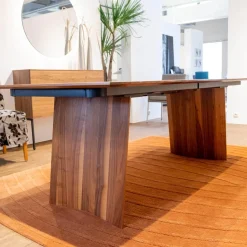 Rodam Esstische|Esstisch Domus R16 Nussbaum Massiv Geölt Gewachst Seidenmatt