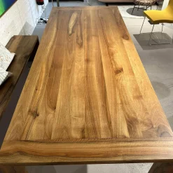 Ligne Roset Esstische|Esstisch Eaton Massivholz Nussbaum Geölt Und Klarlack Matt