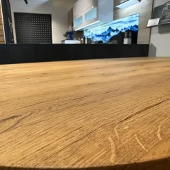 Janua Esstische|Esstisch Eiche Altholz Natur Geölt Gestell Aluminium Eloxiert C33 Bronze