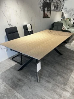 Raum.Freunde Esstische|Esstisch Eldur Platte Bambus 75 Cloud Gestell Boomerang Metall Schwarz Pulverbeschichtet