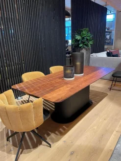 ASCO Esstische|Esstisch Gaia Platte Nussbaum Massiv Natur Geölt