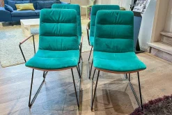 KFF Essgruppen|Esstisch Gaia Räuchereiche Massiv mit Stuhlgruppe Arva Light