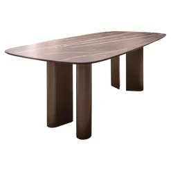 Bonaldo Esstische|Esstisch Geometric Oval Keramik