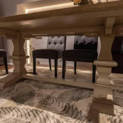 Lee & Lewis Essgruppen|Esstisch GM220 Polsterstuhl Frederik AP B Page Grey 65 Mit 6 Stühlen