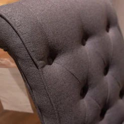 Lee & Lewis Essgruppen|Esstisch GM220 Polsterstuhl Frederik AP B Page Grey 65 Mit 6 Stühlen