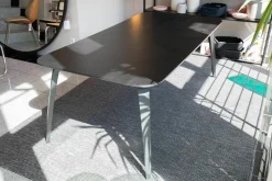 Gubi Esstische|Esstisch Dining Table Platte Esche Schwarz Semi Matt Lackiert