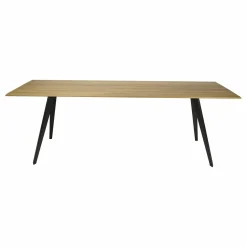 Neuvonfrisch Esstische|Esstisch Knikke Platte Eiche Natur Geölt Gestell Stahl Schwarz