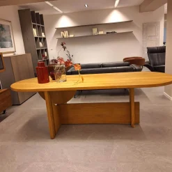 Tecta Esstische|Esstisch Lot Eiche Massiv Geölt