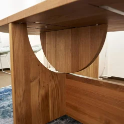 Tecta Esstische|Esstisch Lot Eiche Massiv Geölt Mit Klappfunktion