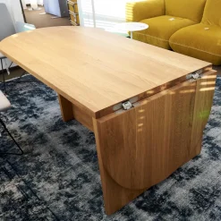 Tecta Esstische|Esstisch Lot Eiche Massiv Geölt Mit Klappfunktion