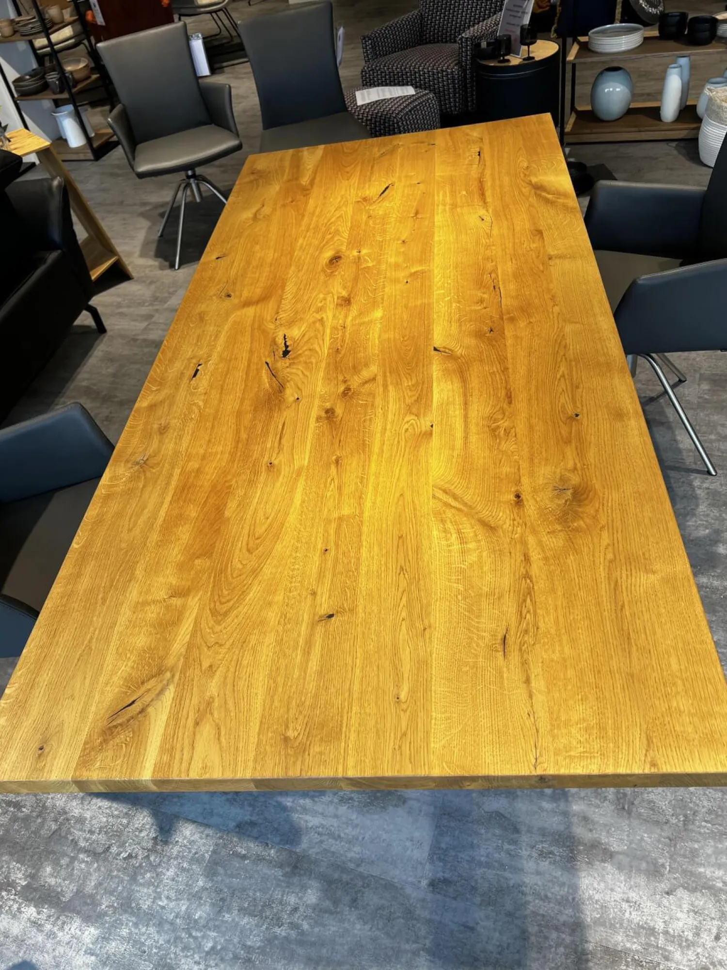 Fornestas Esstische|Esstisch Mammut 2 Wildeiche Geölt