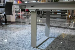 Bacher Esstische|Esstisch Mirado Ausziehbar Tischplatte Fenix Grigio Londra Grau Gestell Grau Matt