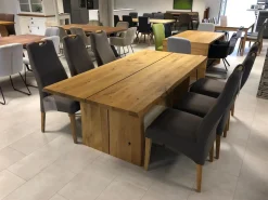 Henke Essgruppen|Esstische|Esstisch Modell EBT 200 Wildeiche Massiv Geölt