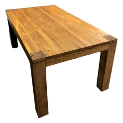 Dudinger Esstische|Esstisch Modell Vanessa Wildeiche Vollmassiv Cognac Geölt