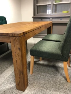 Dudinger Esstische|Esstisch Modell Vanessa Wildeiche Vollmassiv Cognac Geölt