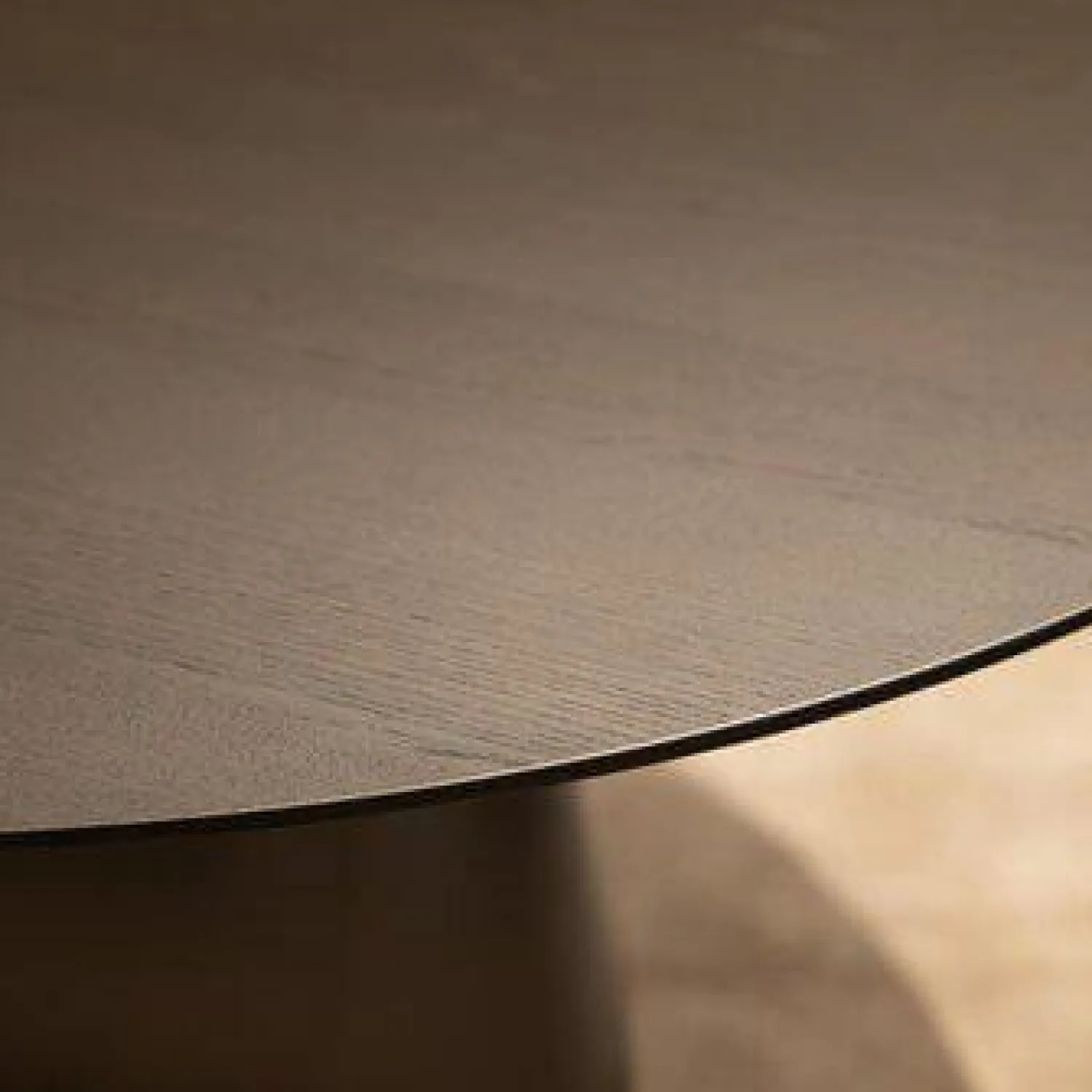 Poliform Esstische|Esstisch Monolith Platte Ulme Schwarz Gestell Bronzo Schwarz Matt