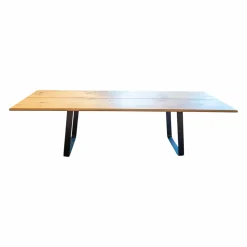 Team 7 Esstische|Esstisch Nox Eiche Weißgeölt Gestell Metall Schwarz Matt