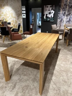 Krüger & Krüger Esstische|Esstisch Oslo Asteiche Massiv Inklusive Klappeinlage