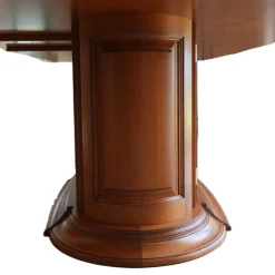 Baur Esstische|Esstisch Oval Bootsform Unikat Kirschbaum Mit Tür im Sockel