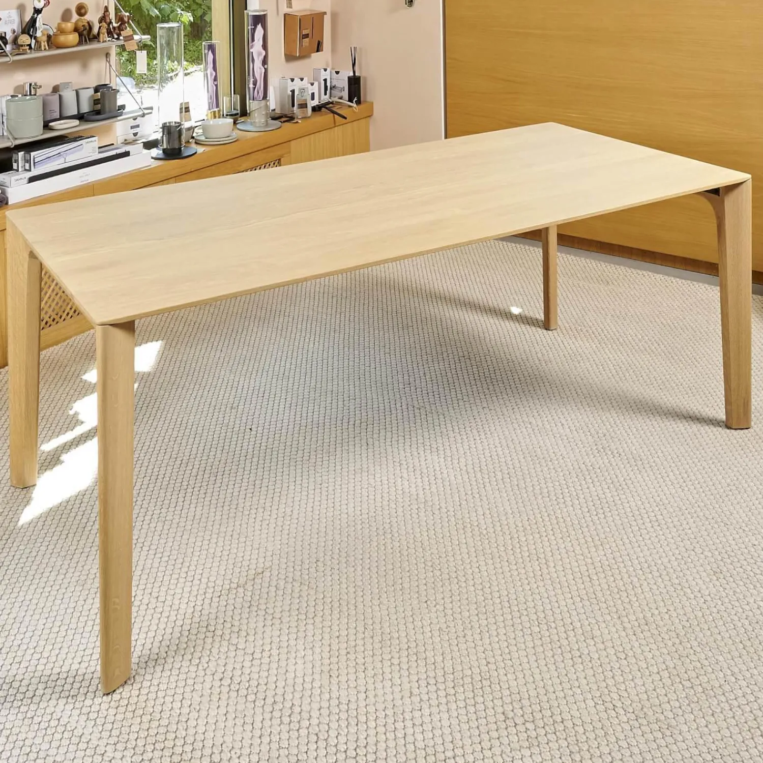 Rodam Esstische|Esstisch Passion Vollholz Eiche sandfarbig Ölbeize Mit Hartwachsanteil