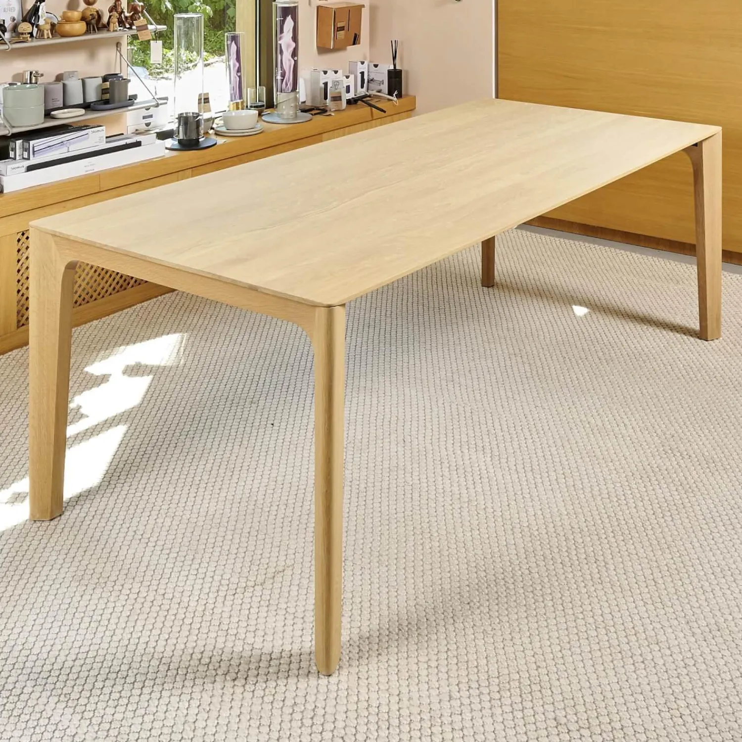 Rodam Esstische|Esstisch Passion Vollholz Eiche sandfarbig Ölbeize Mit Hartwachsanteil