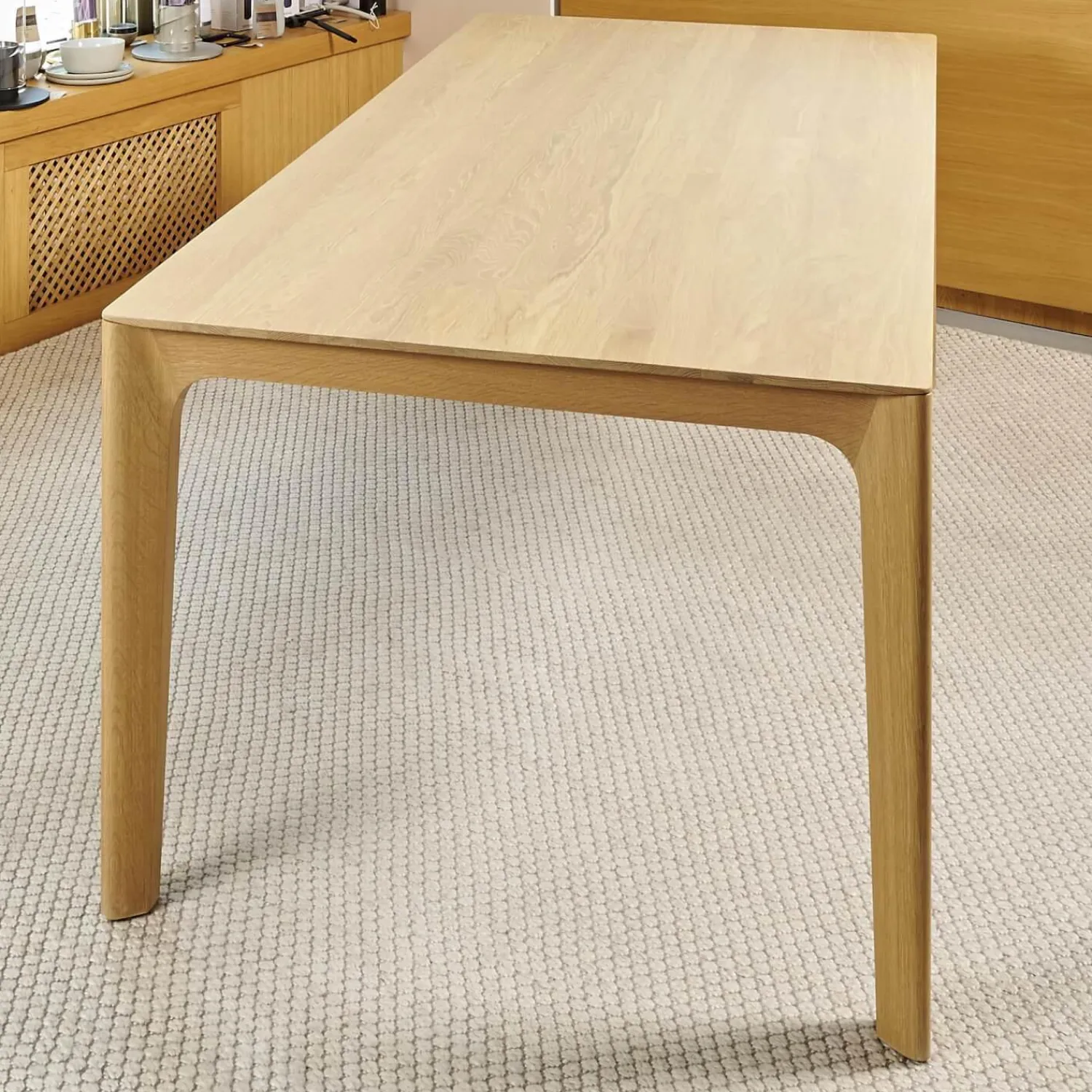 Rodam Esstische|Esstisch Passion Vollholz Eiche sandfarbig Ölbeize Mit Hartwachsanteil