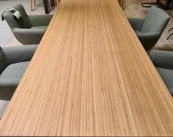 Nouvion Esstische|Esstisch Phoenix Bambus Farbe Eiche Bianco Geölt Gestell Metall Schwarz Pulverbeschichtet