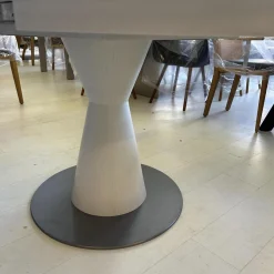 Scholtissek Esstische|Esstisch Radon Knorrige Eiche Aquqcreativebeize 9010 Weiß Matt Lackiert Inklusive Auszug