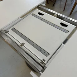 Scholtissek Esstische|Esstisch Radon Knorrige Eiche Aquqcreativebeize 9010 Weiß Matt Lackiert Inklusive Auszug