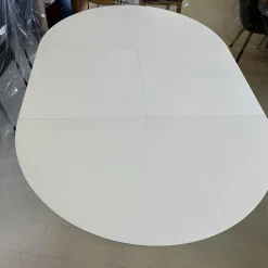 Scholtissek Esstische|Esstisch Radon Knorrige Eiche Aquqcreativebeize 9010 Weiß Matt Lackiert Inklusive Auszug