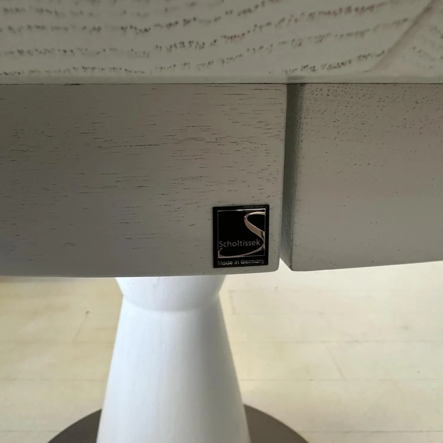 Scholtissek Esstische|Esstisch Radon Knorrige Eiche Aquqcreativebeize 9010 Weiß Matt Lackiert Inklusive Auszug