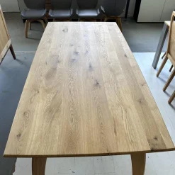 Scholtissek Esstische|Esstisch Rasant Knorrige Eiche Natur Geölt Äste Mit Harz Ausgegossen Inklusive Auszug