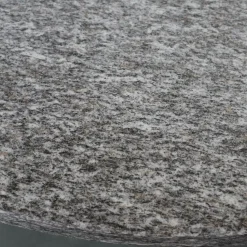 Zanotta Esstische|Esstisch Ristoro Platte Granit Untergestell Gußeisen Schwarz Lackiert