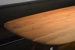 Walter Knoll Esstische|Esstisch Seito Nussbaum Massiv Geölt mit Splintanteil