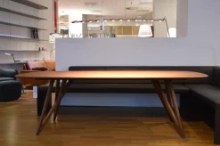 Walter Knoll Esstische|Esstisch Seito Nussbaum Massiv Geölt mit Splintanteil