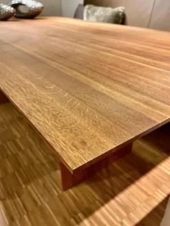 Rodam Esstische|Esstisch Sigma Eiche Massiv Geräuchert Inklusive Auszug