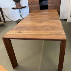 Scholtissek Esstische|Esstisch SL 1 Astiger Nussbaum Natur Geölt Äste Mit Harz Ausgegossen Inklusive Auszug