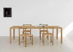 e15 Esstische|Esstisch Sloane Europäische Eiche Weiß Pigmentiert Gewachst Ohne Stühle