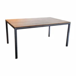 Solpuri Gartentische|Esstisch Soft Teak Outdoor Gestell Aluminium Anthrazit Pulverbeschichtet