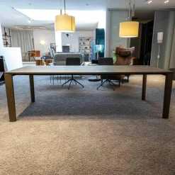 Christine Kröncke Esstische|Esstisch Surf Eiche Massiv Schiefergrau Lackiert