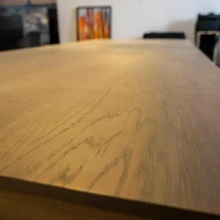 Christine Kröncke Esstische|Esstisch Surf Eiche Massiv Schiefergrau Lackiert