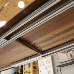 Team 7 Esstische|Esstisch Tak TRTM20101 Platte Nussbaum Fußgestell Stahl Bronze Matt mit 100cm Auszug