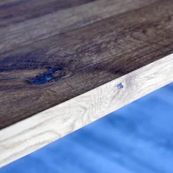 Scholtissek Esstische|Esstisch Talio 2020 Knorrige Eiche Rustiko Natur Geölt Mittelfuge Äste mit Harz Ausgegossen