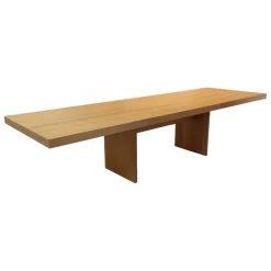 Team 7 Esstische|Esstisch Tema Eiche Naturöl Weiß Füße Holzwange mit 100cm Auszugsplatte