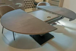 Bacher Esstische|Esstisch Todo 6116 M60A Keramik Matt Rock Cemento Grigio Grau